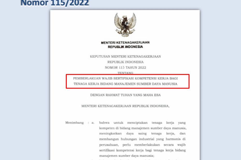 Wajib Sertifikasi untuk Profesi HR