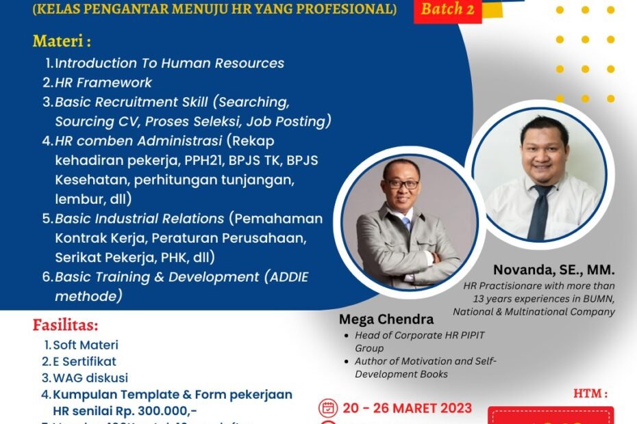 Human Resources Basic Class (Batch 2)