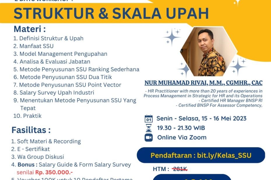 Workshop : Menyusun Struktur & Skala Upah