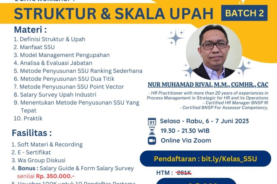 Workshop Struktur & Skala Upah Batch 2