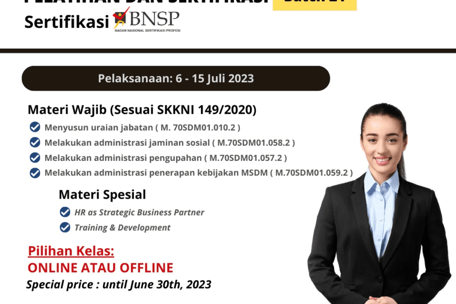 HR Staff BNSP Batch 21