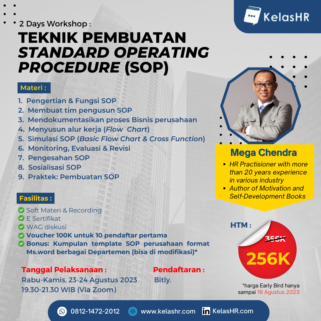 Teknik Pembuatan Standard Operating Prosedure (SOP) - Kelas HR