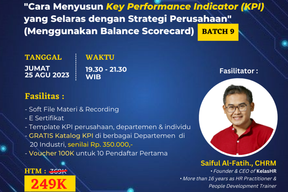 Menyusun KPI yang Selaras dengan Strategi Perusahaan Batch 9