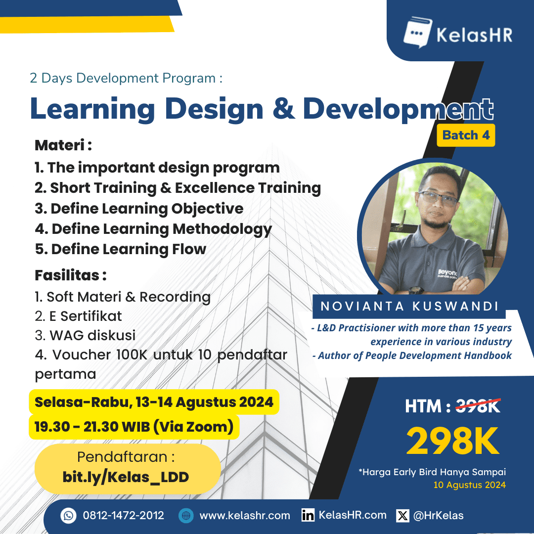 Learning Design & Development - Kelas HR