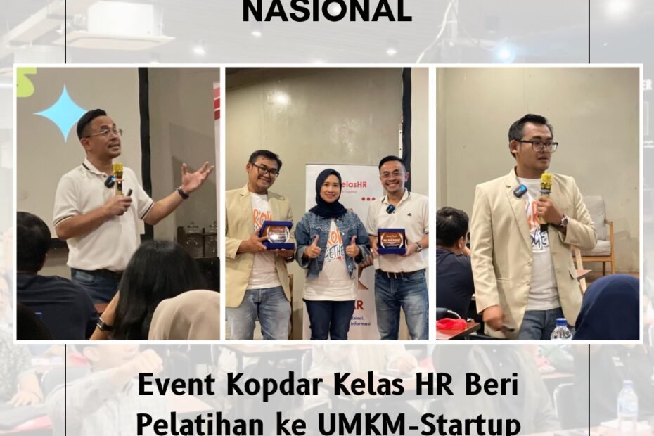 Diliput Media Nasional, Event Kopdar Kelas HR Beri Pelatihan ke UMKM-Startup di Bandung 