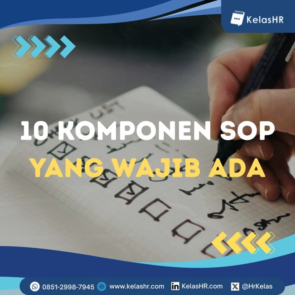 10 Komponen SOP yang Wajib Ada
