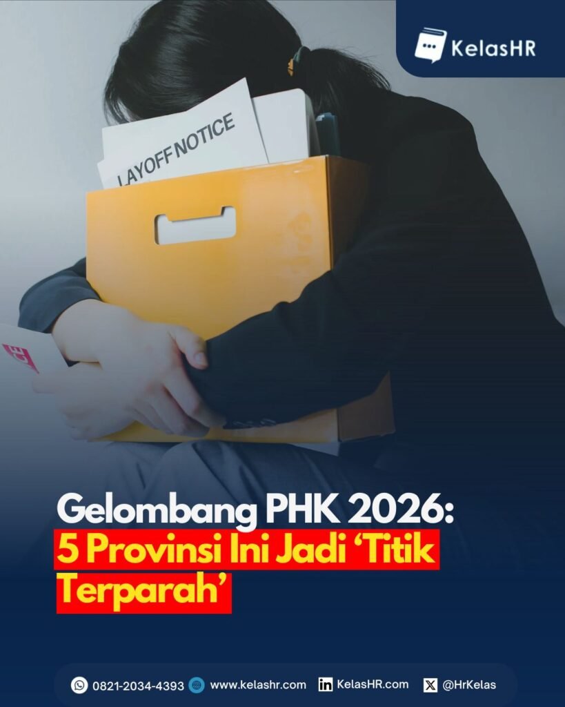 Gelombang PHK Menggila, Ini 5 Provinsi dengan Jumlah PHK Terbanyak